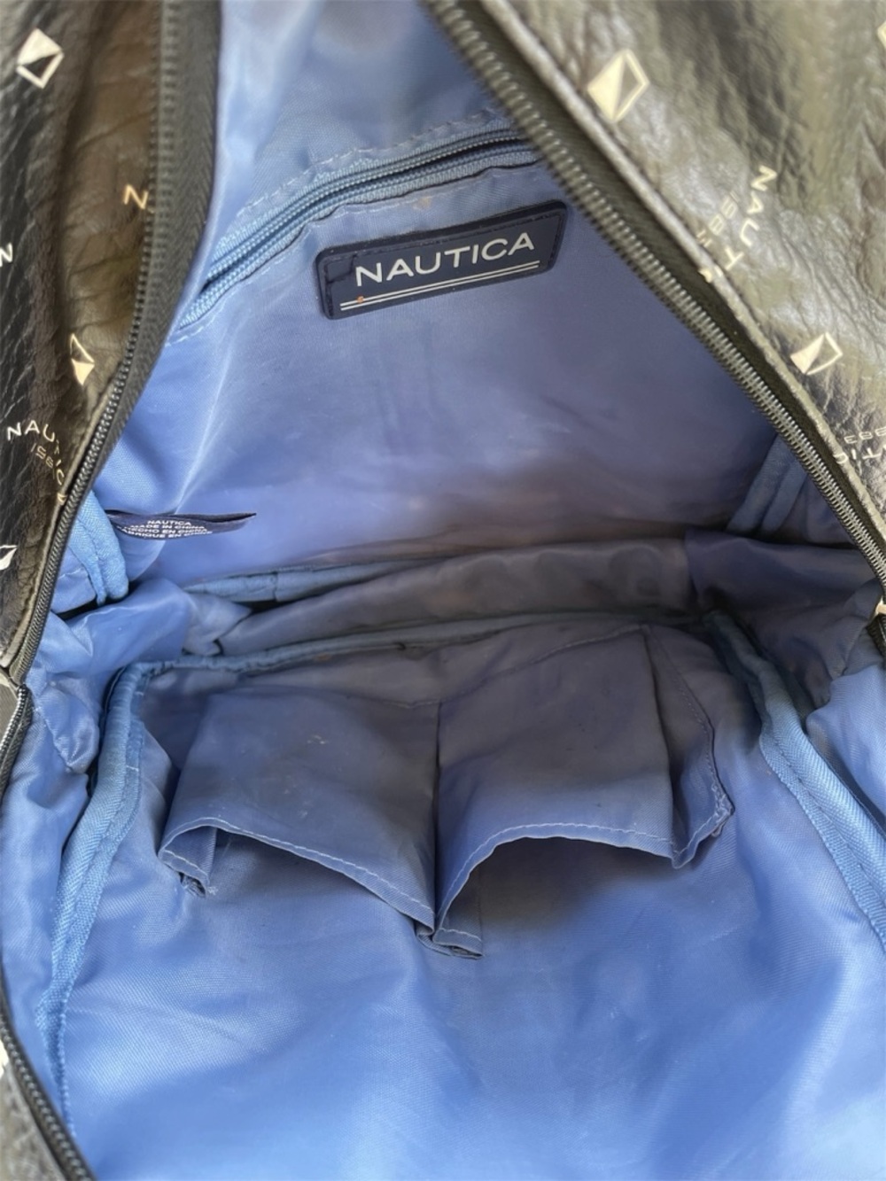 Nautica Black Mini Men's Backpack - Picture 7 of 9